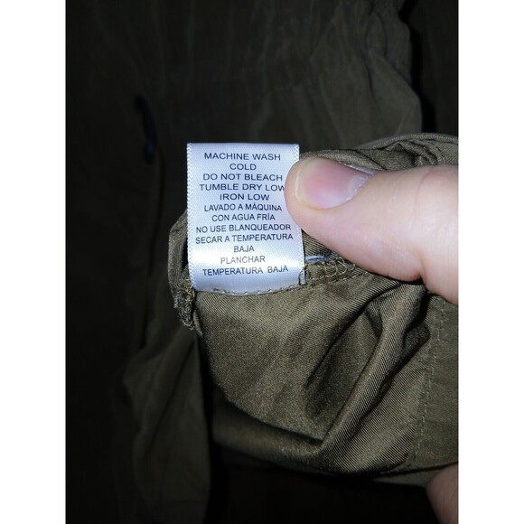 Love Tree Utility Jacket Women’s Size Large Army Green Drawstring Waist 40×28 - Picture 12 of 16